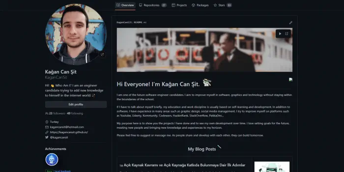 Github Readme Örneği